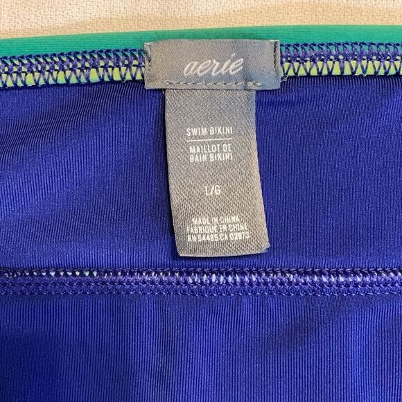 American Eagle Aerie Size Large bottom/Size Medium top bikini multicolor NWOT - Picture 4 of 8